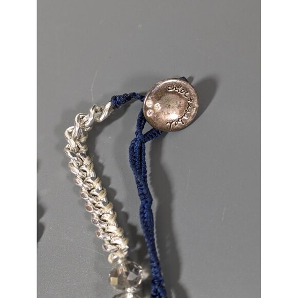 Chloe + Isabel Glass Chain Cord Necklace Layering Boho Chic 28" - Picture 7 of 9